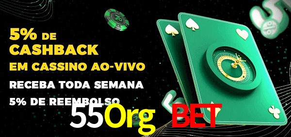 Promoções do cassino ao Vivo 55Org Bet